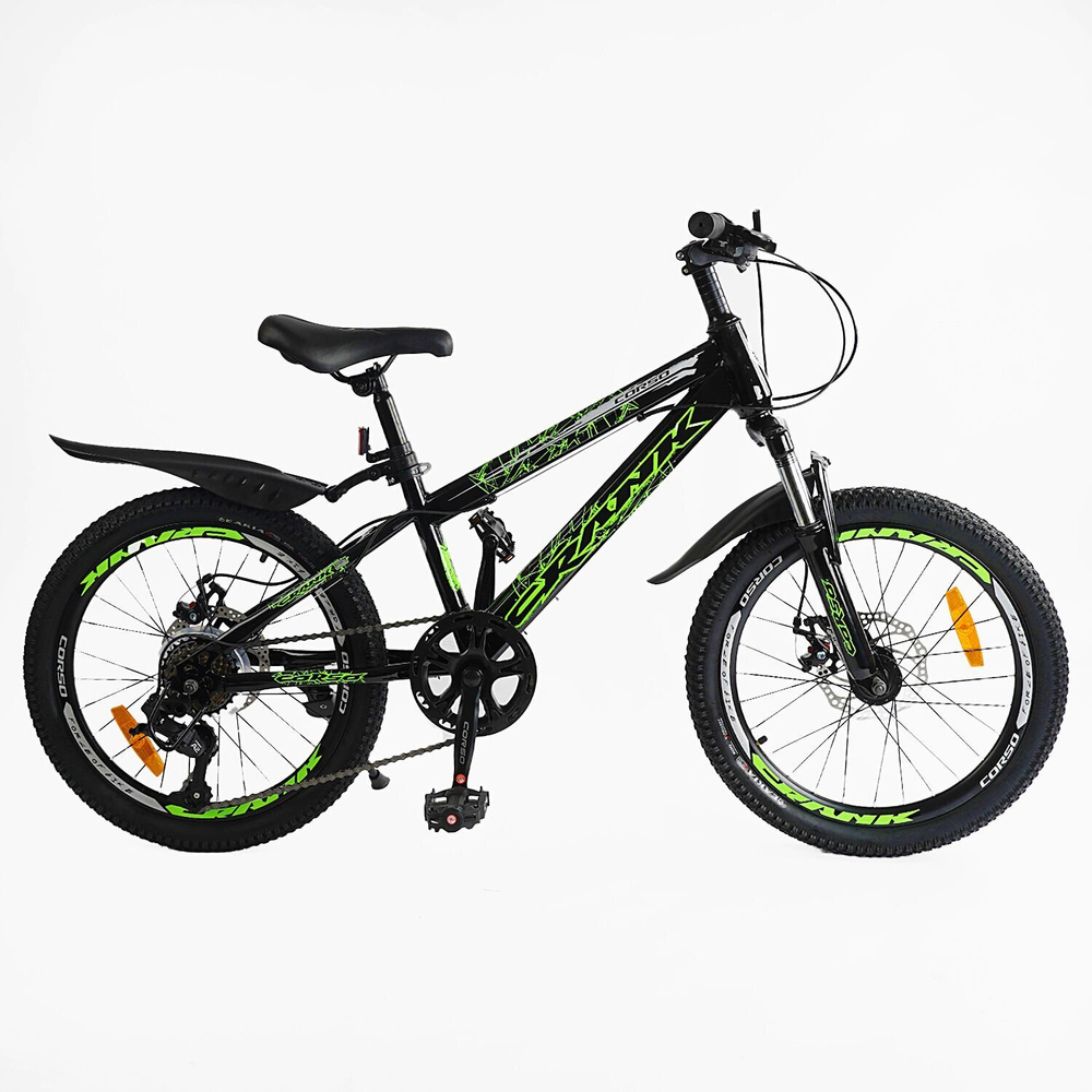 Детский спортивный велосипед 20 дюймов Corso Crank