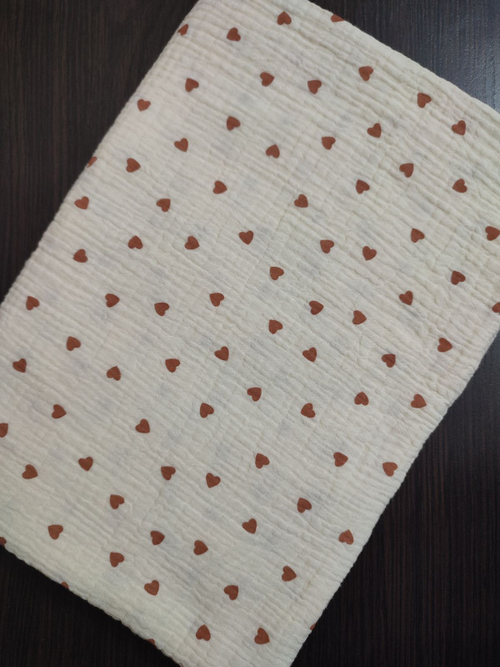 Пеленка муслиновая жатая двухслойная