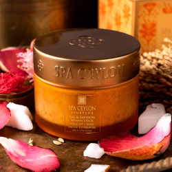 Кремовий пілінг для делікатного очищення обличчя Шореа та Шафран 100 г, SPA Ceylon