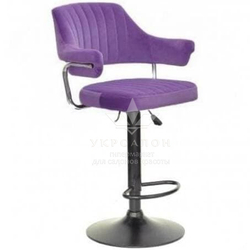 Стілець для візажу Jef velor black