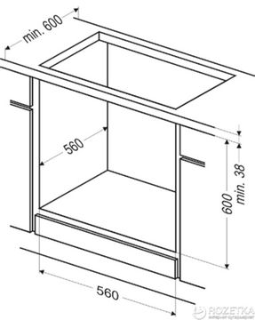 Духова шафа HANSA BOEI 64190055