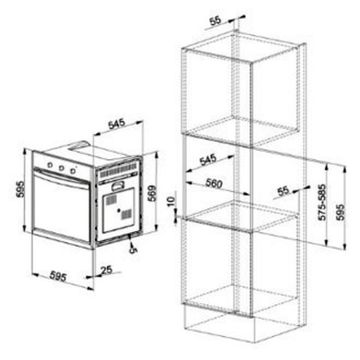 Електрична духова шафа Franke Classic Line CL 85 M GF графіт