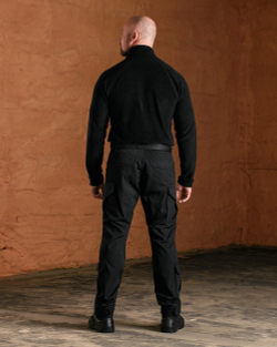 Кофта флісова чорна чоловіча (арт. 4562200601)