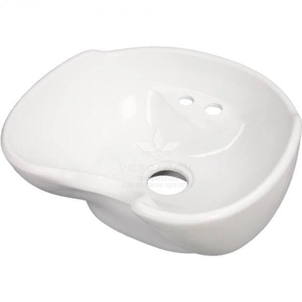 Керамическая раковина белая для парикмахерской мойки White