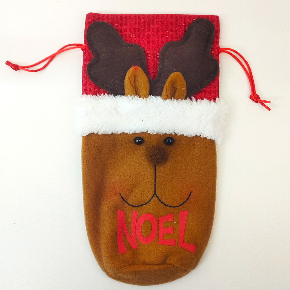 Мешочек для вина новогодний Олененок