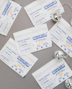 Набір білих крафт-пакетів 75*150 мм ProSteril (100 шт)