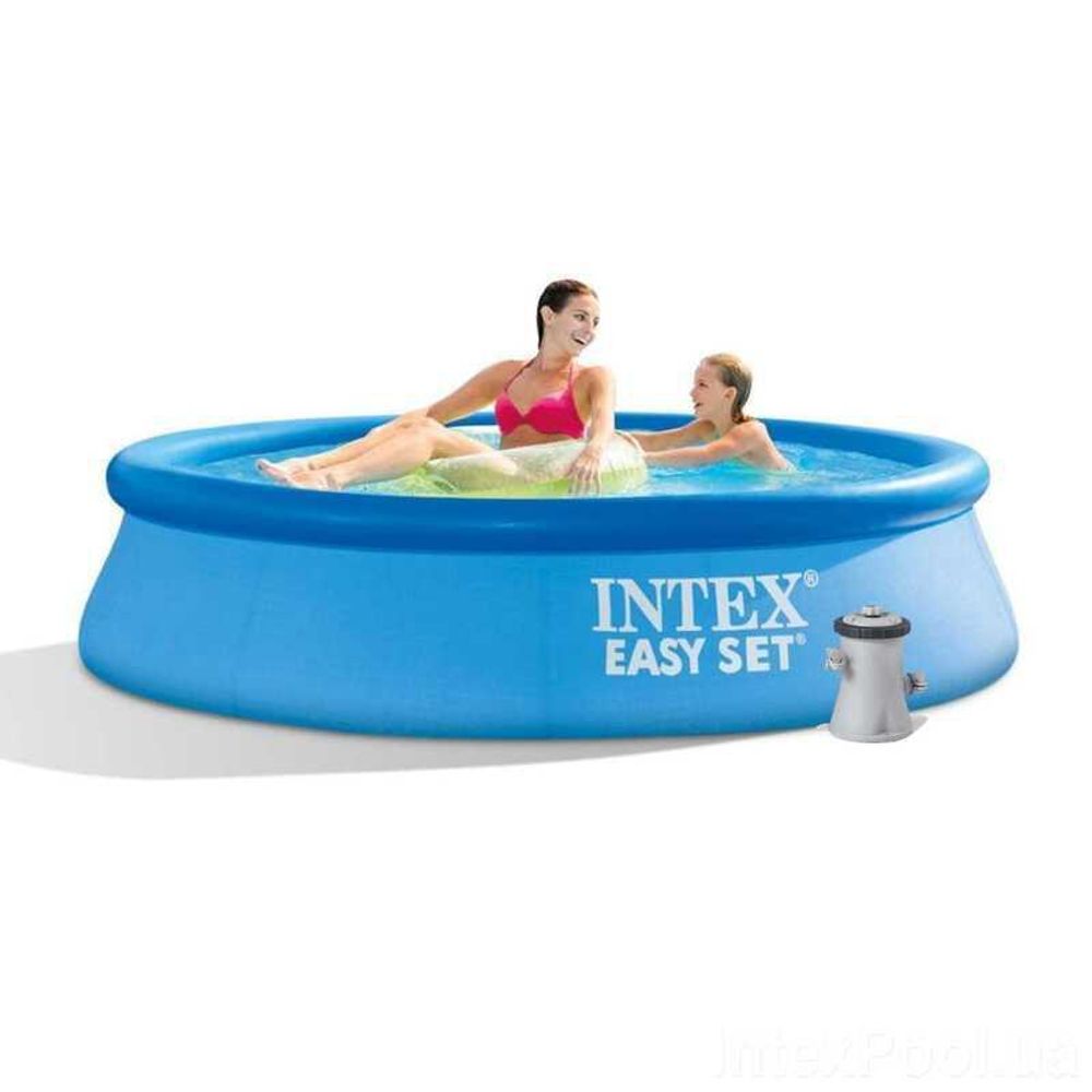 Intex Бассейн наливной 28108 NP (1) 244х61см, объём=1942л, с фильтр-насосом(1250 л/час),