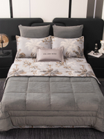 Комплект постельного белья Сатин Velouria Luxe с Одеялом VL009