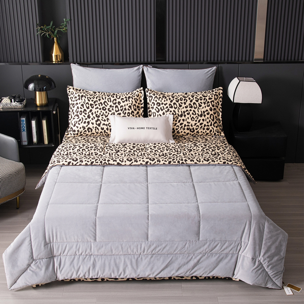 Комплект постельного белья Сатин Velouria Luxe с Одеялом VL001