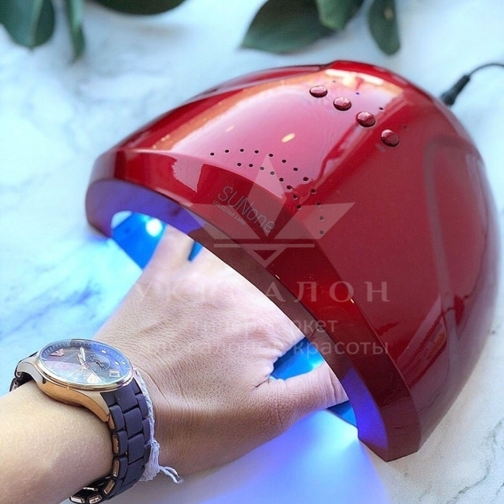 Лампа для манікюру led + uv sun one, 48w