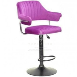 Стілець для візажу Jef velor black