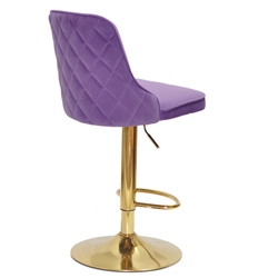 Стільчик для візажу Adamo velor Gold