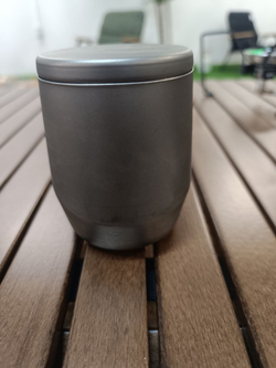 Термокружка без ручки походная двухслойная титановая