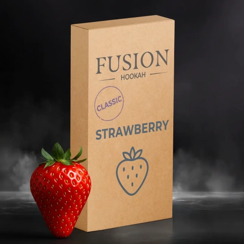 Табак для кальяна Fusion Classic Strawberry (Фьюжин Классик Клубника) 100г