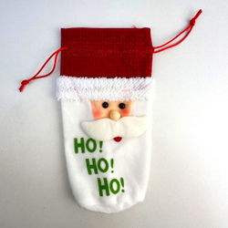 Мешочек для вина новогодний Санта