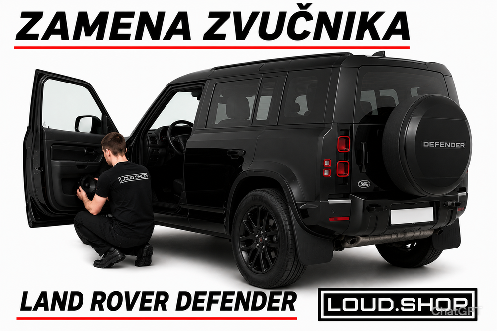 Komplet Zvučnika Land Rover Defender