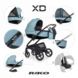 Универсальная коляска 2 в 1 Riko XD PRO