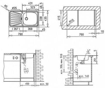 Кухонна мийка TEKA DEVA 45 IA 10133003