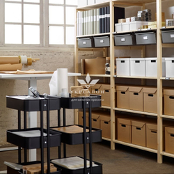 Косметологическая тележка Raskog Loft черная