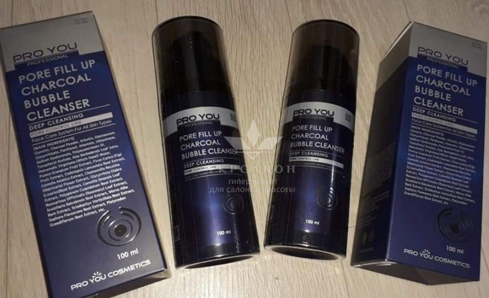 Пінка для вмивання та звуження пор Pore Fill Up Chorcoal Bubble Cleanser