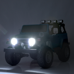 Детский двухместный электромобиль джип 4WD Toyota "WeKids Cars"