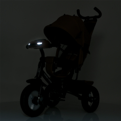 Дитячий триколісний велосипед Turbo Trike MT 1006 гумові колеса