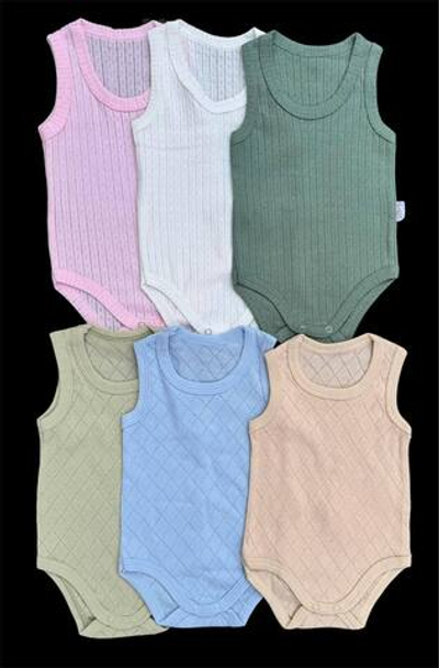 Боді-майка "Мікс", рібана ажур ТМ "Findik"