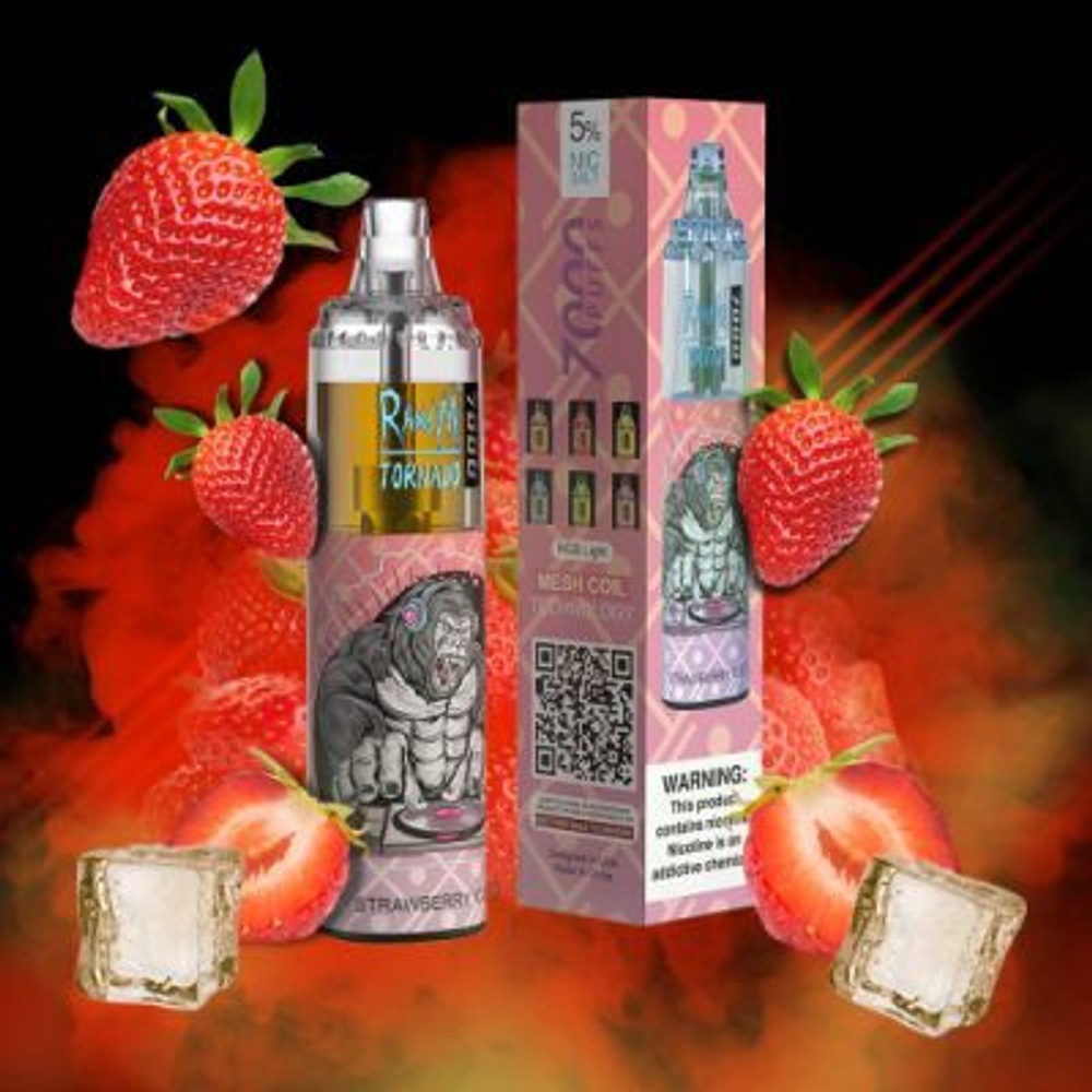 RandM Tornado 7000 Strawberry Ice 5% nic