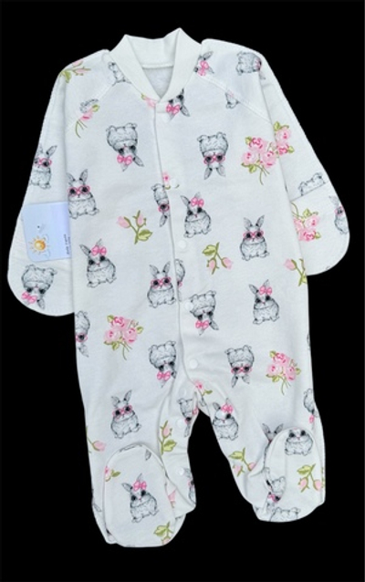 Чоловічок "Зайчики", футер ТМ "Happy ToT" (56 см)