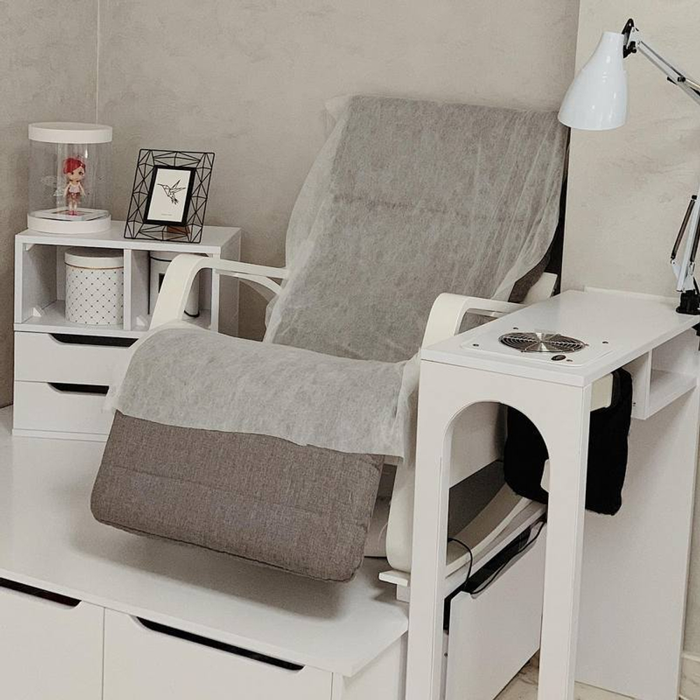 Врезная вытяжка для маникюра Air max V6 белая