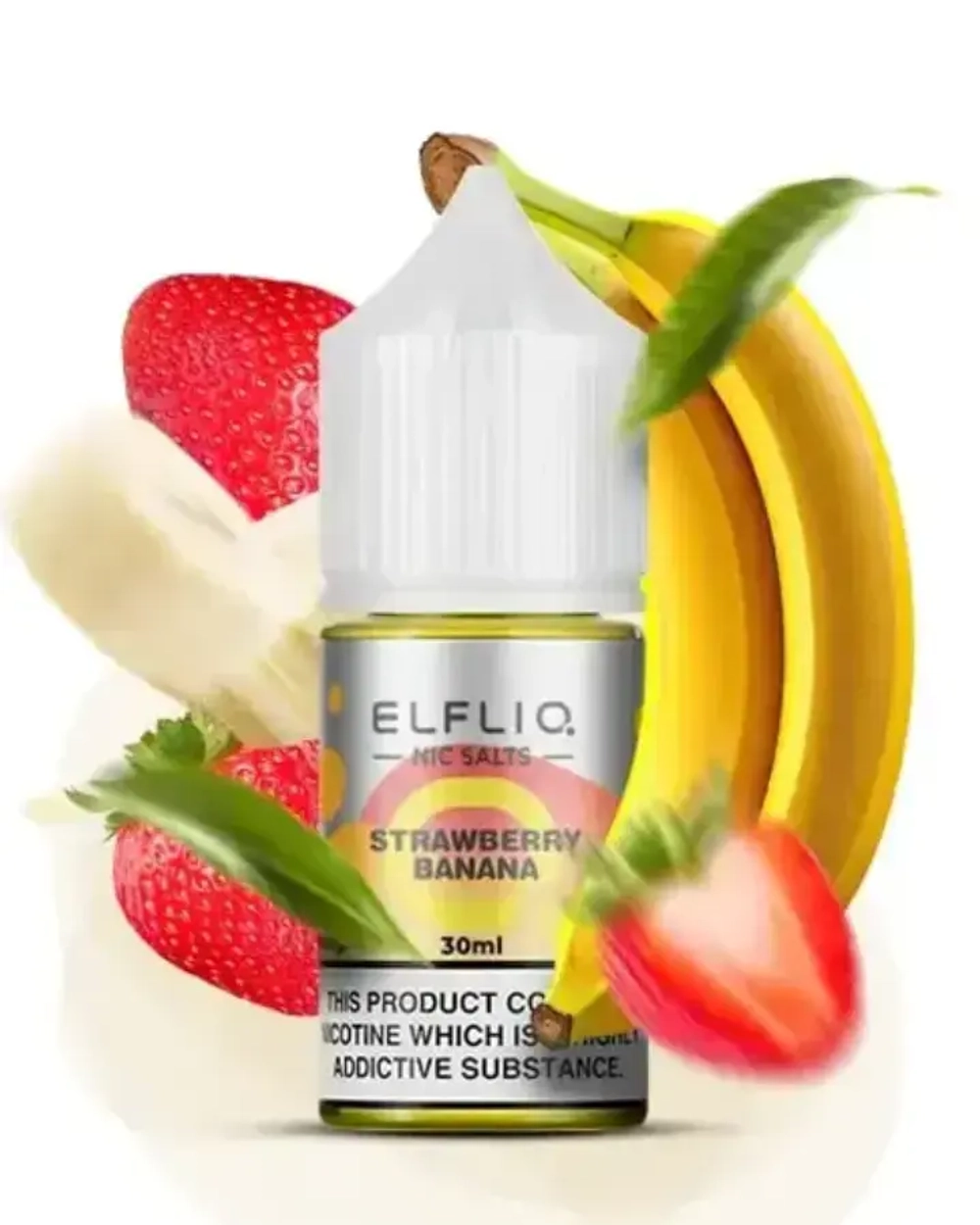 Жидкость ELFLIQ Strawberry Banana (Эльфлик Клубника Банан) 30 мл/5%