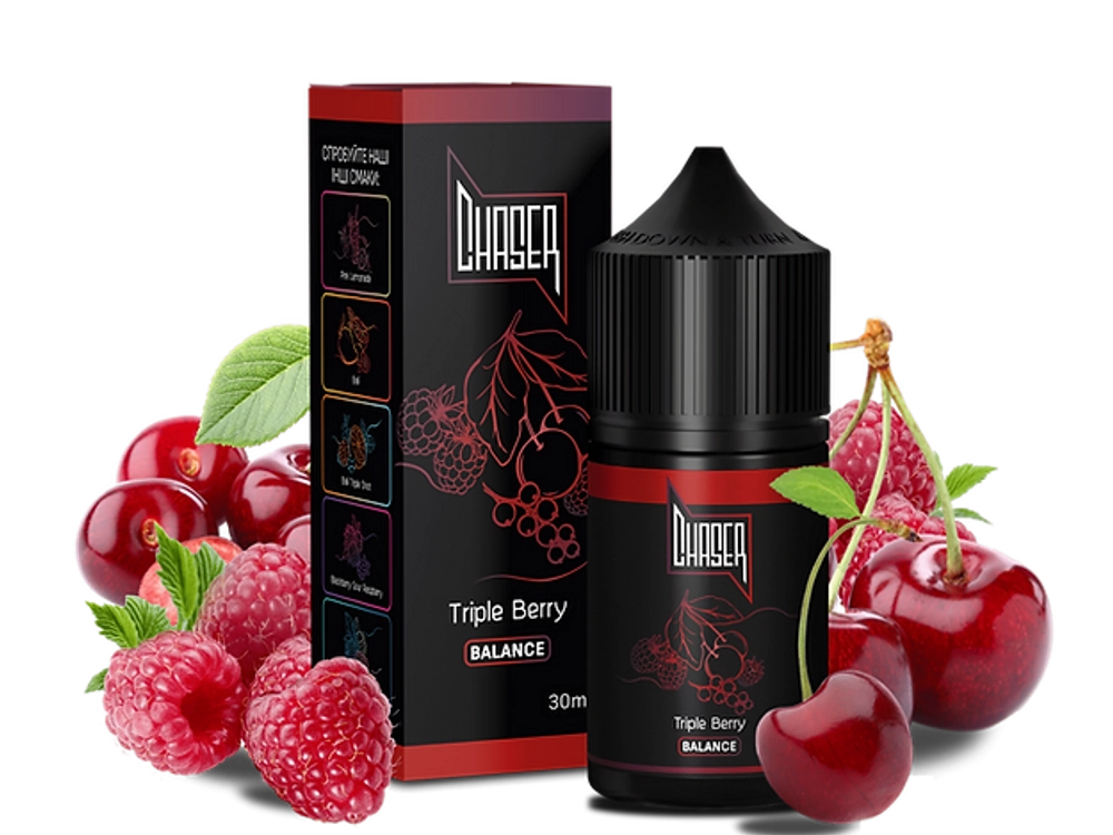 CHASER BLACK Triple Berry (5%nic, 30ml)