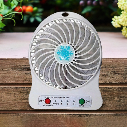 Міні-вентилятор Portable Fan Mini Бiлий