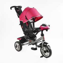 Дитячий триколісний велосипед Best Trike 6588 піна/фара, з батьківською ручкою