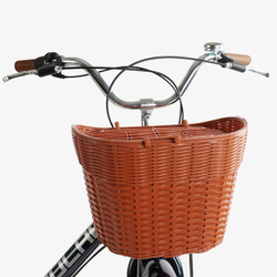 Велосипед міський 26 дюймів Corso Polaris з кошиком та багажником, рама 16.5"