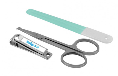 Манікюрний набір: пилочка, ножиці, щипчики "BabyOno"