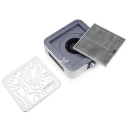 Витяжка Musson X2 Graphite з НЕРА-фільтром 72W для манікюру та педикюру