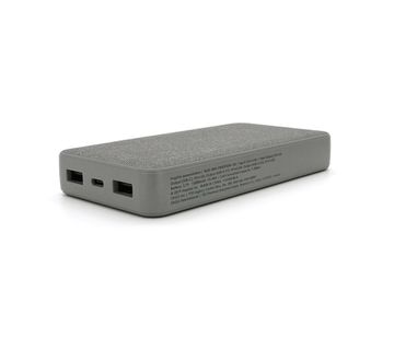 Powerbank Ttec Mophie15000mAh, Output: 2*USB + Type-C, 20W, Gray, Q20