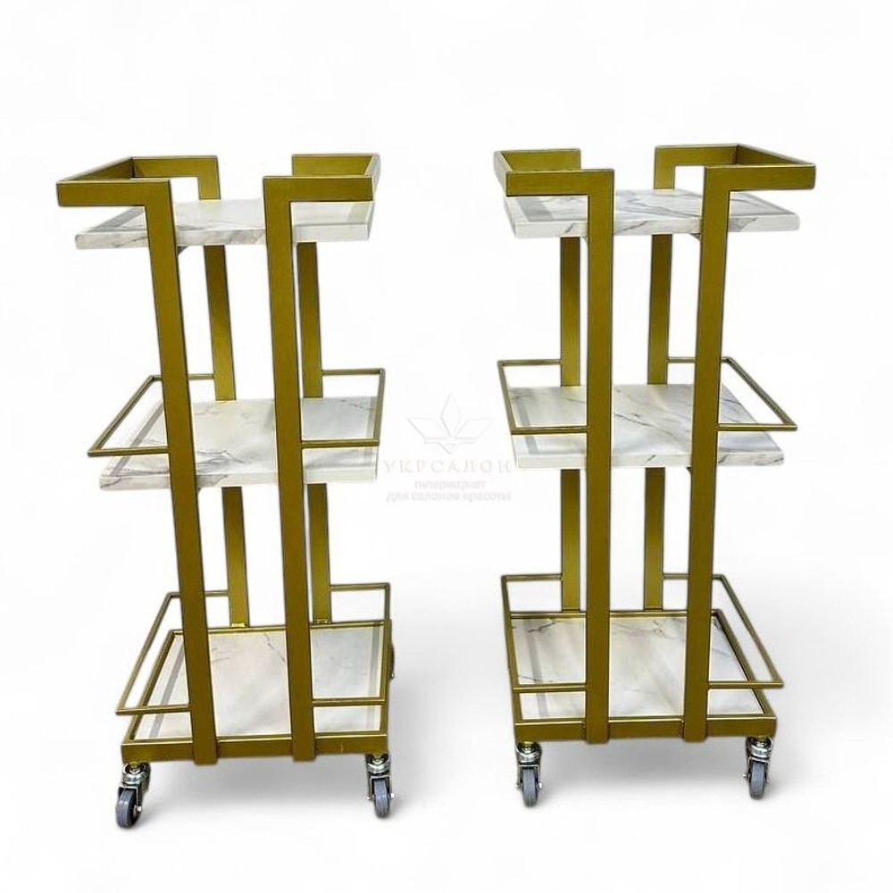 Косметологічний візок Mark 07 Gold ДСП