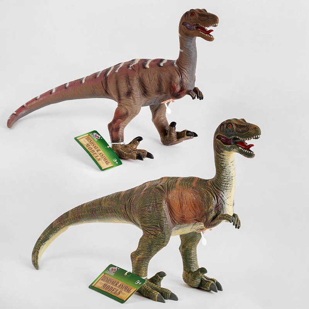 Динозавр музыкальный Q 9899-510 A (24/2) 2 вида, на батарейках, звуковые эффекты, в пакете
