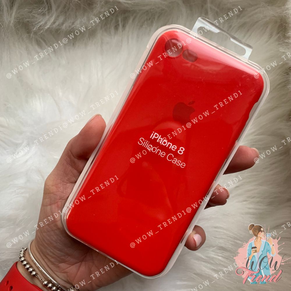 Чехол iPhone 7/8 Silicone Slim Case /red/