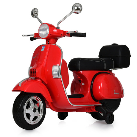 Дитячий електромотоцикл 2 колісний ретро VESPA PX 150 M 4939EL