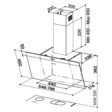 Витяжка FABER DAISY EG6 LED BK A55