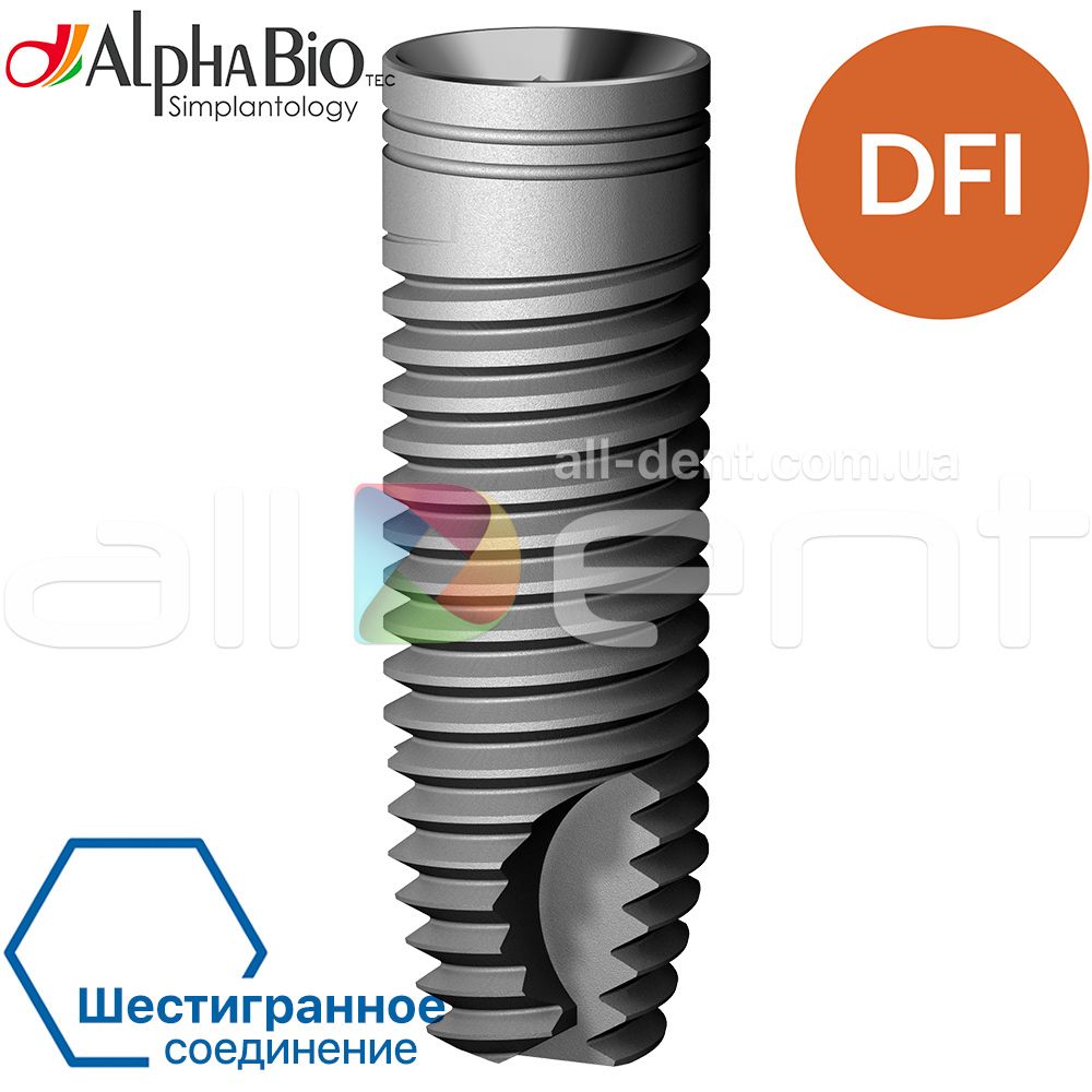 AlphaBio DFI Корневидный винтовой имплантат