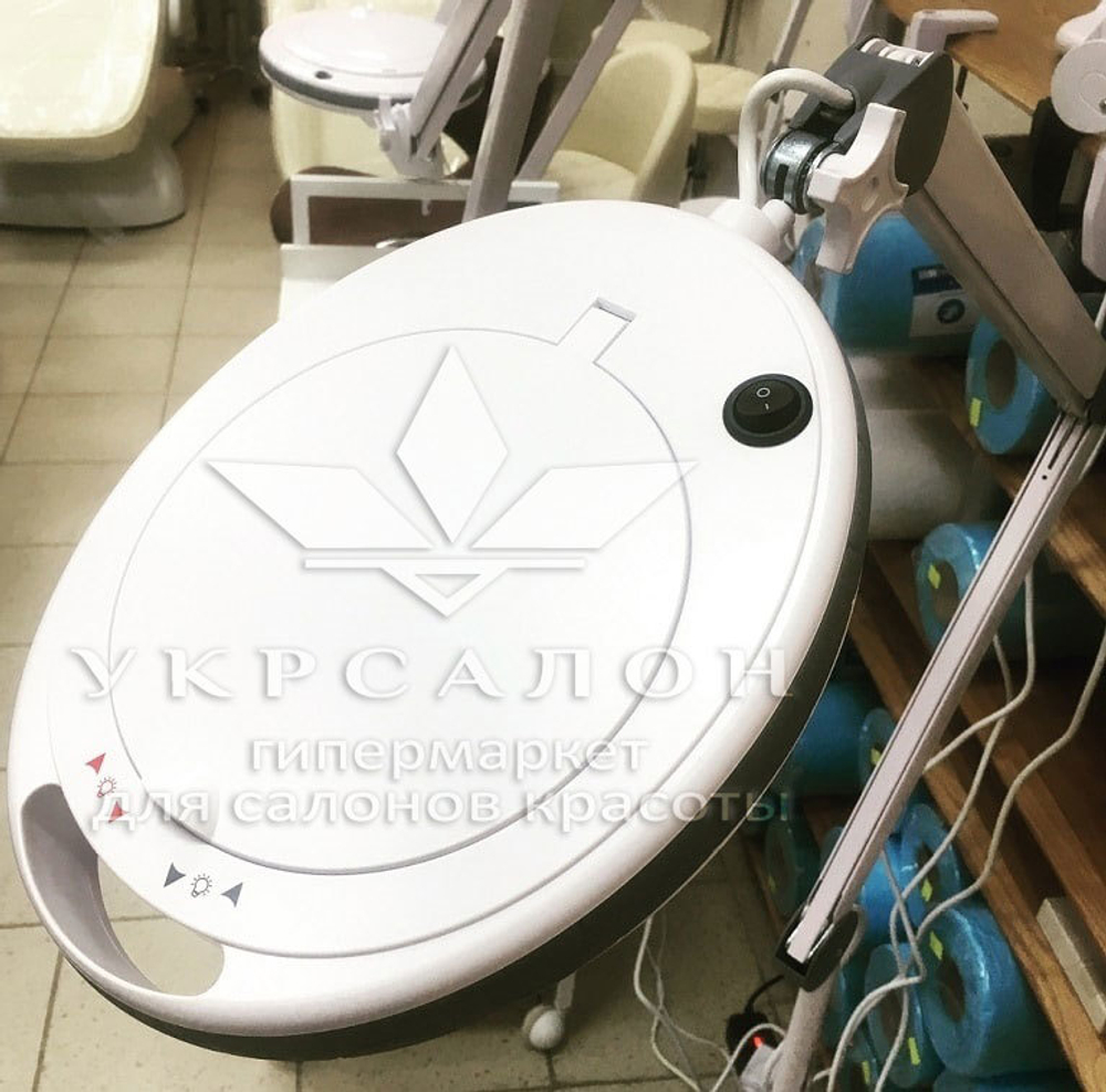 Лампа-лупа 6014 led-3 (5) з регулюванням яскравості, холодний і тепле світло, 1-12w