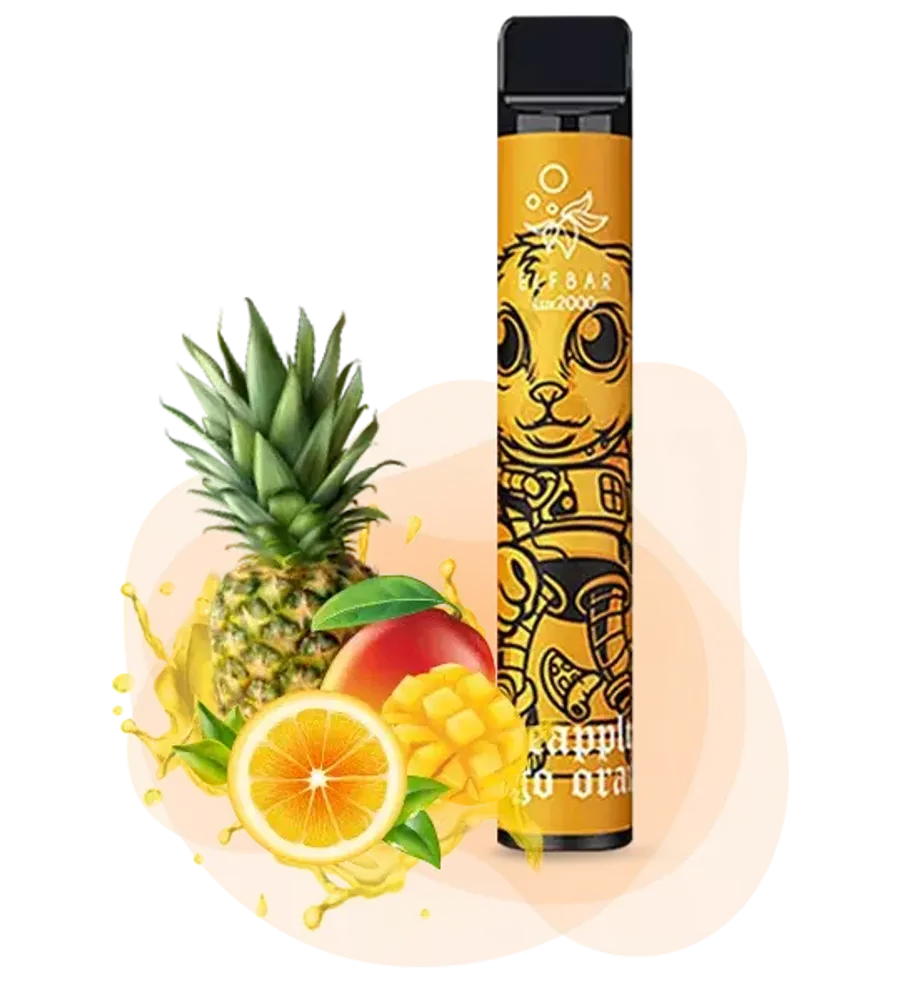 ELF BAR 2000 Pineapple Mango Orange (5% nic)