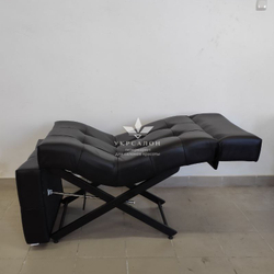 Анатомічна кушетка Tertio 2 Black для лешмейкерів та бровістів