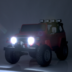 Детский двухместный электромобиль джип 4WD Toyota "WeKids Cars"