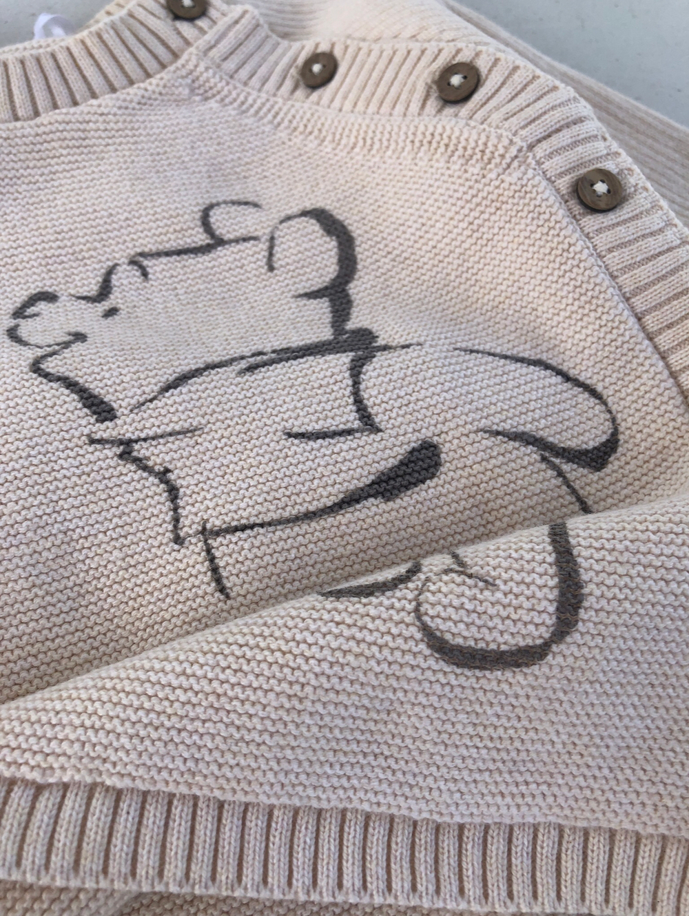 Костюм 2в1: кофта, повзуни "Winnie", трикотаж в'язка ТМ "George" (68-74 см)