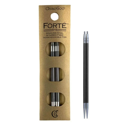Cпицы ChiaoGoo Forté Stainless Steel & Carbon Fiber Tips (13 cm)